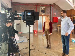 El proyecto "Pupitre amarillo" en 8TV Mediterránea