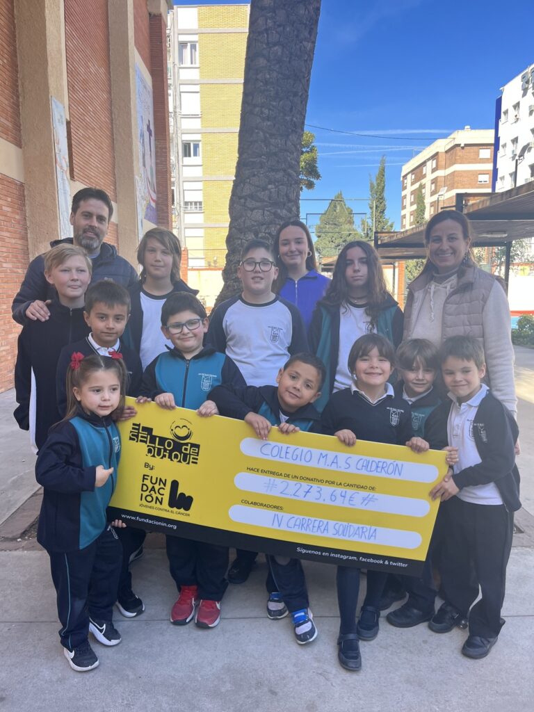 El Colegio MAS de Calderón recauda 2273 euros para la fundación IN